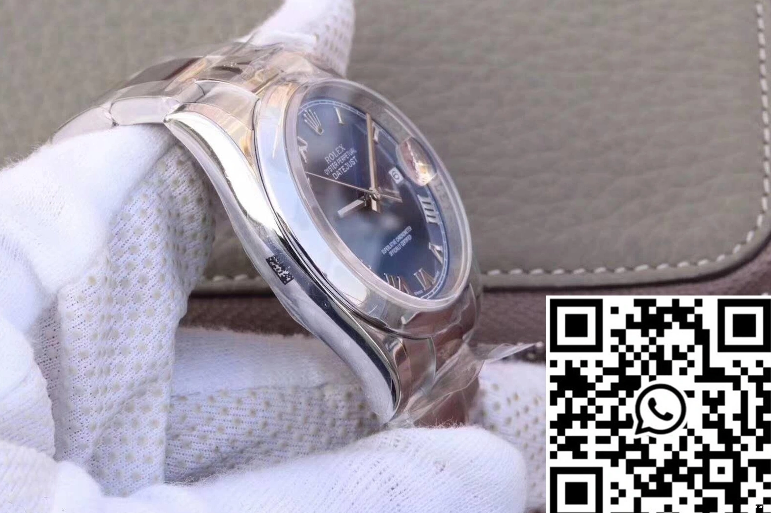 36MM Datejust Rolex Blue 655 Dial Affordable II 116334 AR Factory 0719